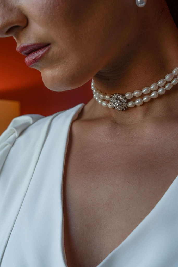 Choker Catalina (único aplique central)