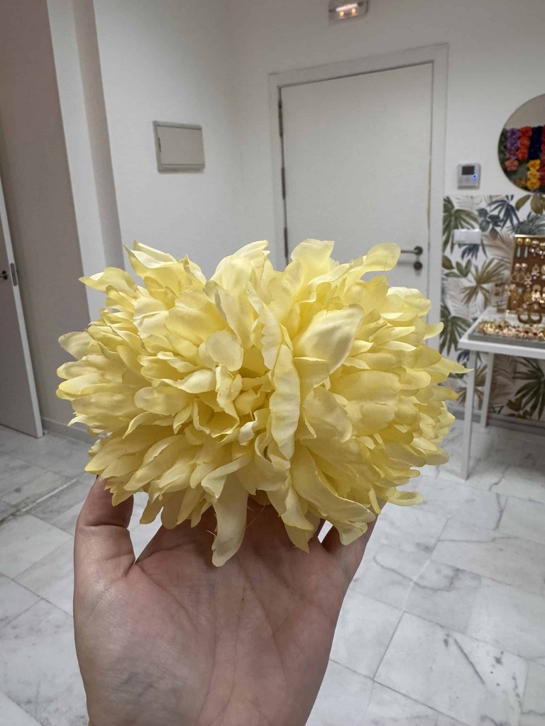 Peonía doble teñida (Amarillo)