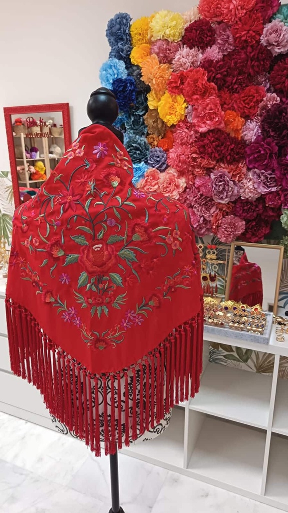 [06-CLAVELINAS-ROJO] Mantoncillo clavelina rojo