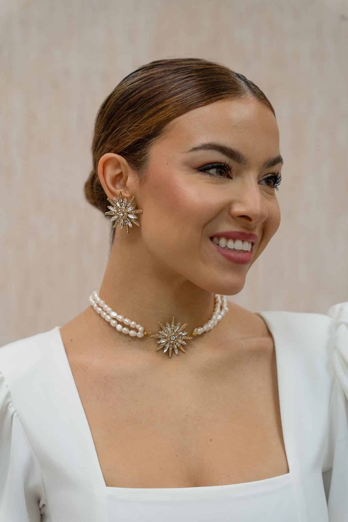 Choker Saturno (Dorado)