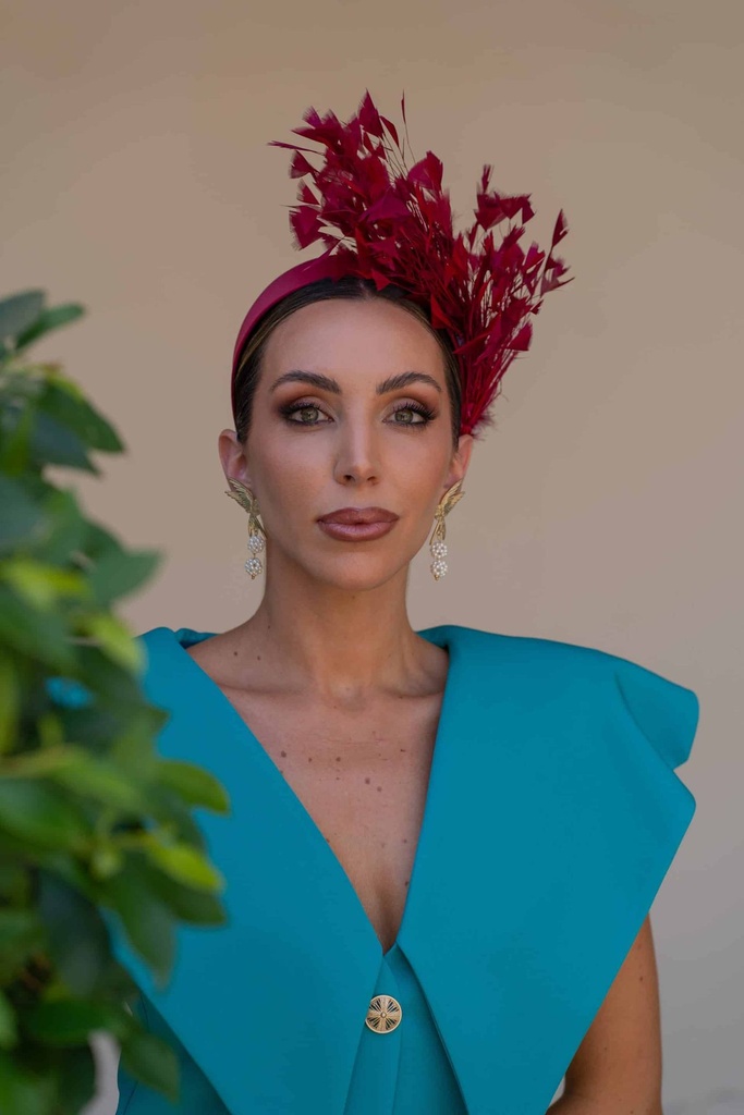 Diadema pomo (+ colores) (Azul petróleo)