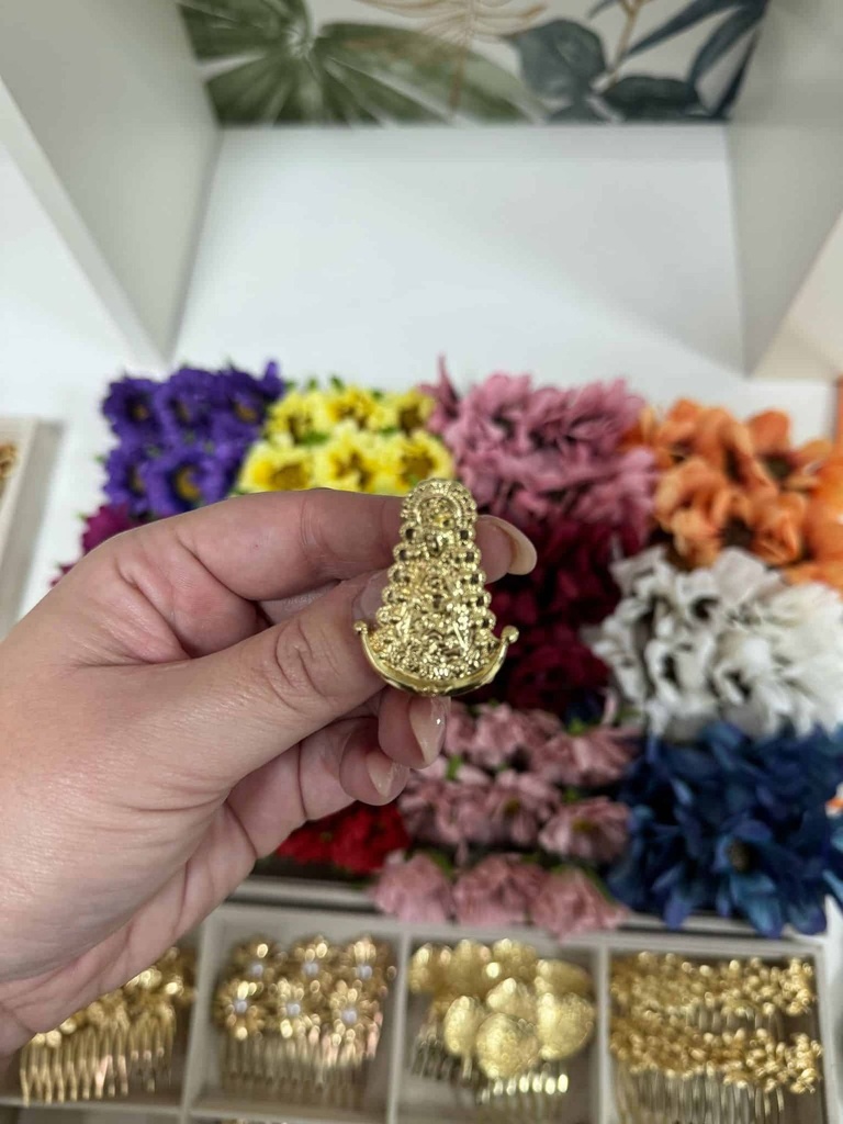 [07-VIRGEN-ROCIO] Broche Virgen del Rocío